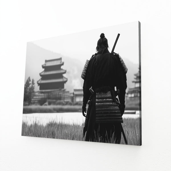 Black And White Samurai Artwork