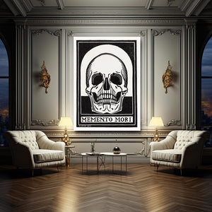 Black and White Skull Art | MusaArtGallery™