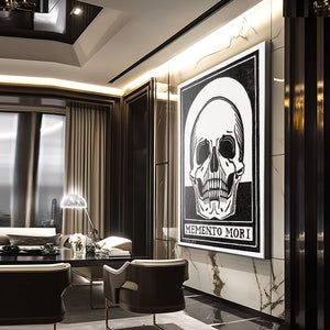 Black and White Skull Art | MusaArtGallery™