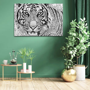 Black And White Tiger Arts | MusaArtGallery™