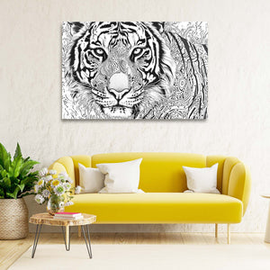 Black And White Tiger Arts | MusaArtGallery™