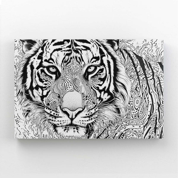 Black And White Tiger Arts | MusaArtGallery™