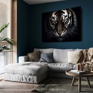 Black And White Tiger Wall Art | MusaArtGallery™