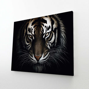 Black And White Tiger Wall Art | MusaArtGallery™