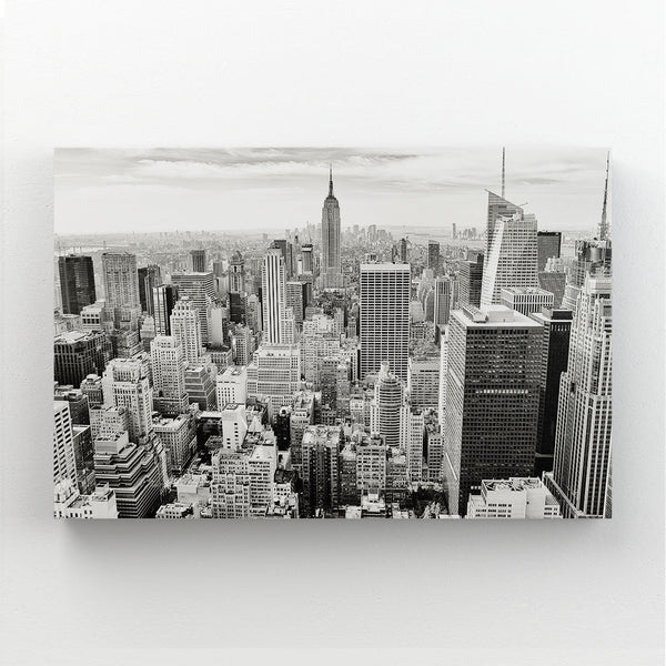 Black and White Urban Skyline Art | MusaArtGallery™