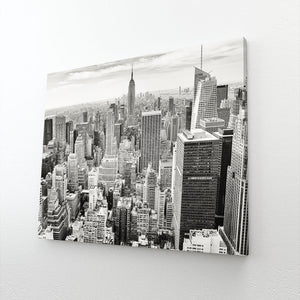 Black and White Urban Skyline Art | MusaArtGallery™