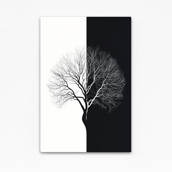 Black And White Wall Art Tree Of Life