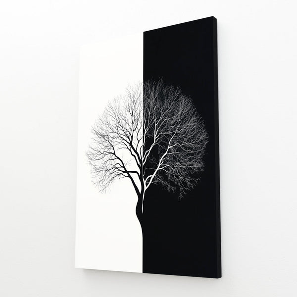 Black And White Wall Art Tree Of Life