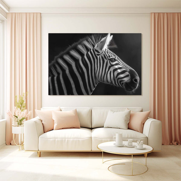 Black And White Zebra Artwork