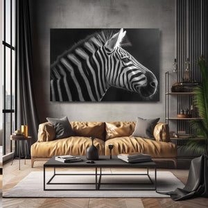 Black And White Zebra Artwork