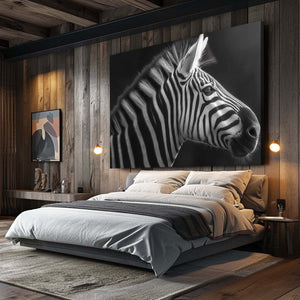 Black And White Zebra Artwork