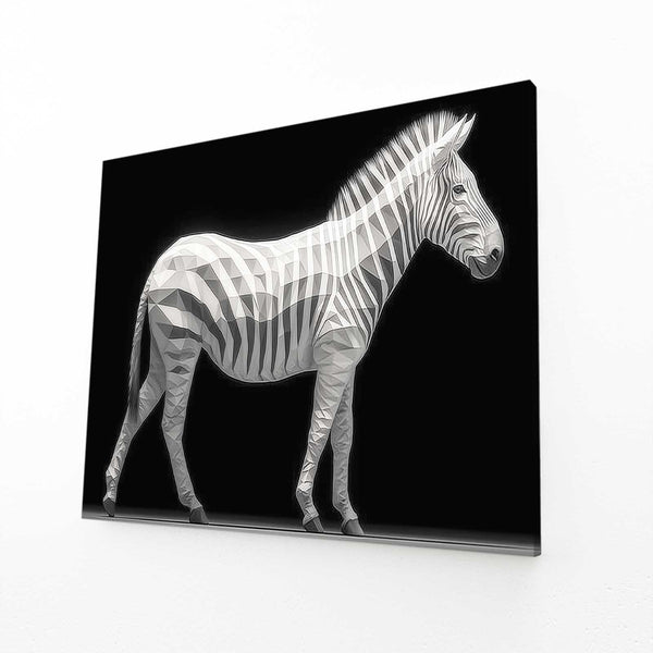 Black And White Zebra Canvas