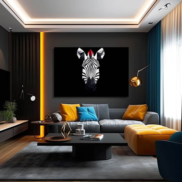Black And White Zebra Wall Art