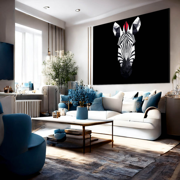 Black And White Zebra Wall Art