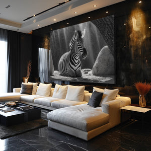 Black And White Zebra Wall Decor