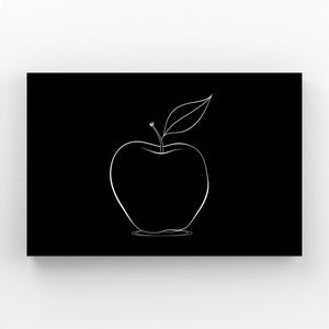 Black Apple Canvas