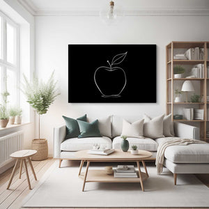 Black Apple Canvas