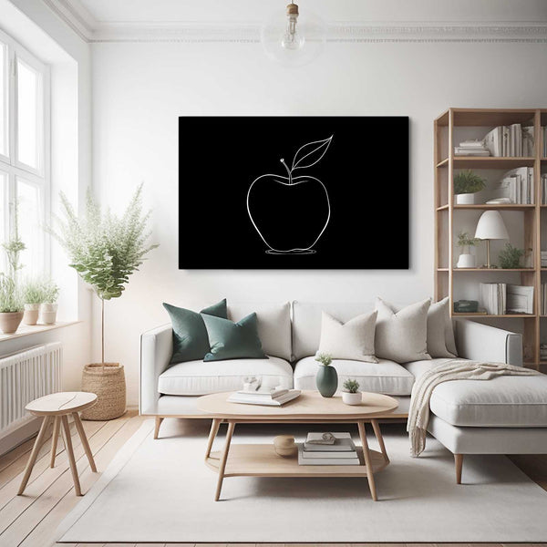 Black Apple Canvas
