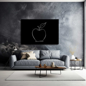 Black Apple Canvas