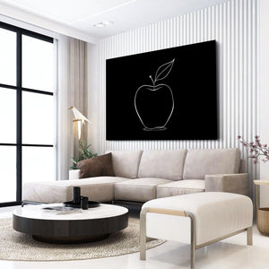 Black Apple Canvas