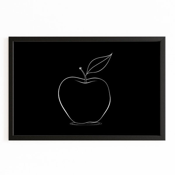 Black Apple Canvas