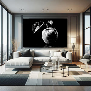 Black Apple Wall Decor