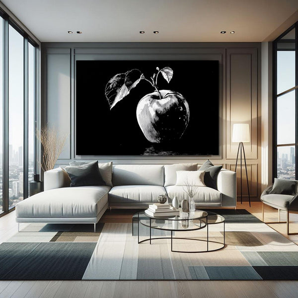 Black Apple Wall Decor
