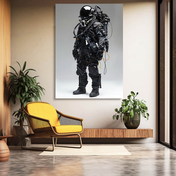 Black Astronaut Art  | MusaArtGallery™