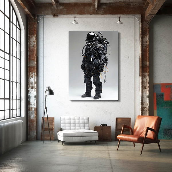 Black Astronaut Art  | MusaArtGallery™