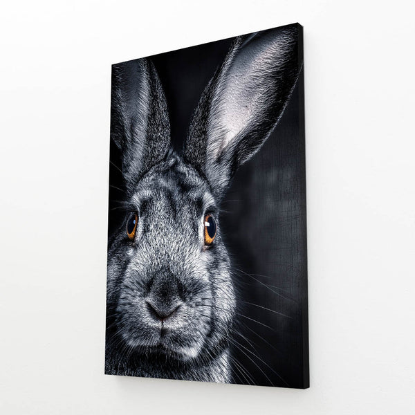 Black Bunny Wall Art