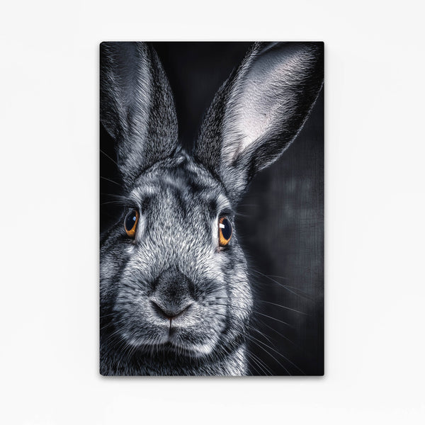 Black Bunny Wall Art