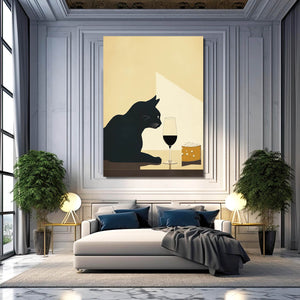Black Cat Art Decor | MusaArtGallery™