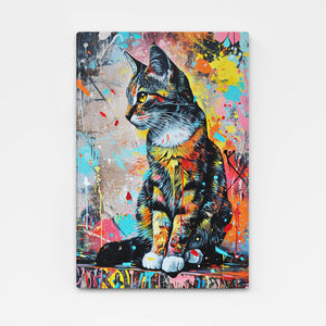 Black Cat Folk Art | MusaArtGallery™