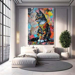Black Cat Folk Art | MusaArtGallery™