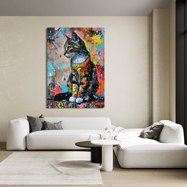 Black Cat Folk Art | MusaArtGallery™