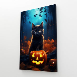 Black Cat Halloween Art | MusaArtGallery™