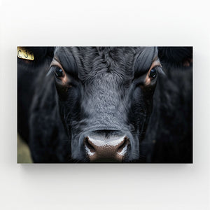 Black Cow Print