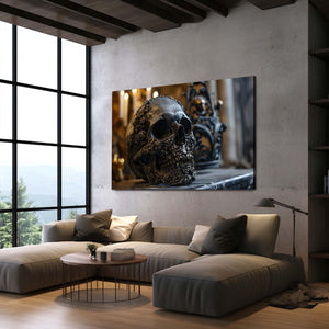 Black Devil Skull Art | MusaArtGallery™