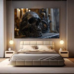 Black Devil Skull Art | MusaArtGallery™