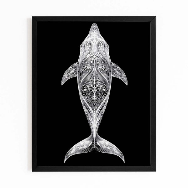 Black Dolphin Art