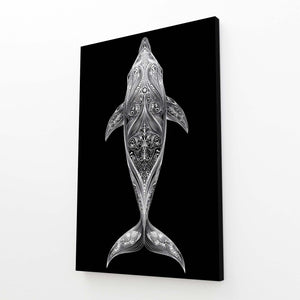Black Dolphin Art