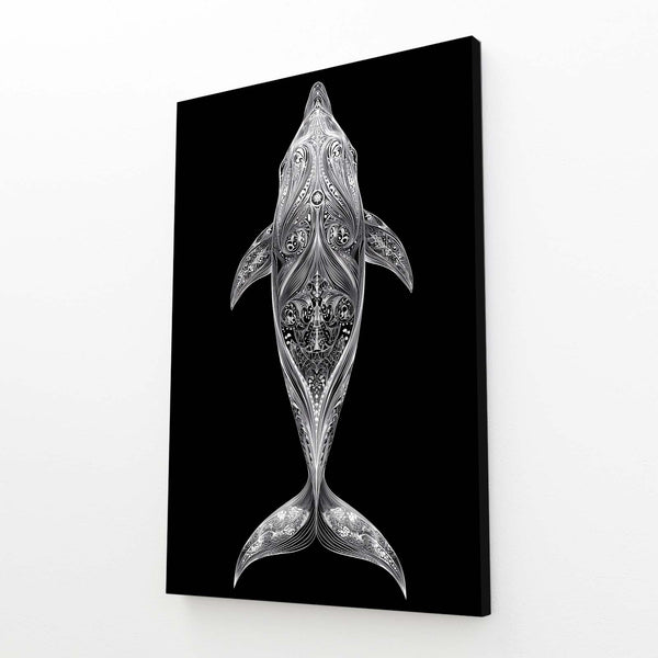 Black Dolphin Art