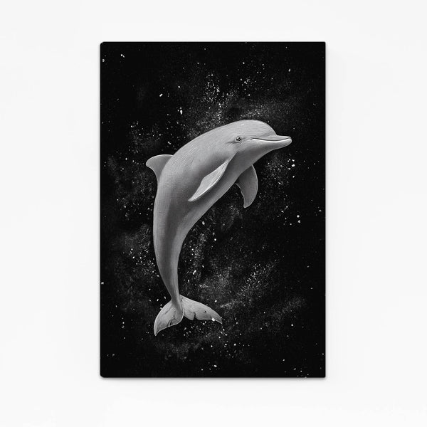 Black Dolphin Canvas
