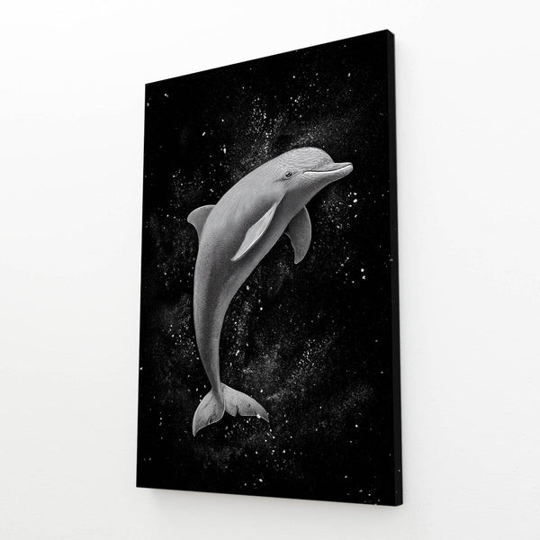 Black Dolphin Canvas