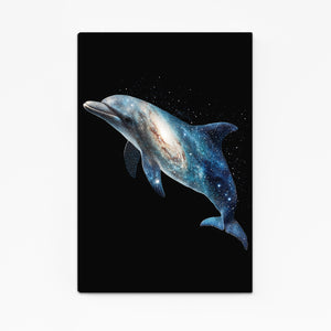 Black Dolphin Wall Art