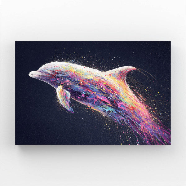 Black Dolphin Wall Decor