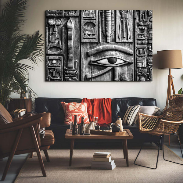 Black Egyptian Wall Decor
