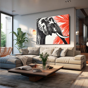 Black Elephant Wall Art | MusaArtGallery™