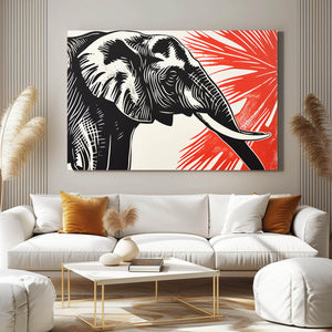 Black Elephant Wall Art | MusaArtGallery™