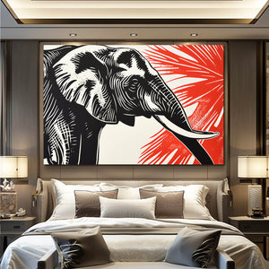 Black Elephant Wall Art | MusaArtGallery™